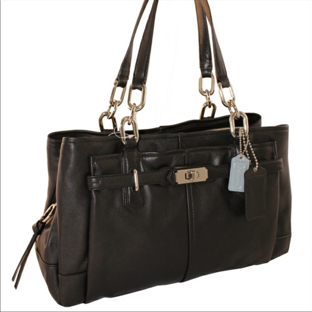 Coach Chelsea Jayden Leather Satchel